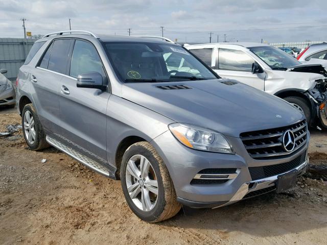 4JGDA5JB9EA323956 - 2014 MERCEDES-BENZ ML 350 SILVER photo 1