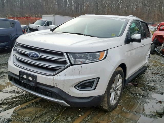 2FMPK4K92HBB96007 - 2017 FORD EDGE TITAN WHITE photo 2