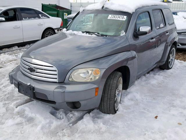 3GNDA23D57S601522 - 2007 CHEVROLET HHR LT GRAY photo 2