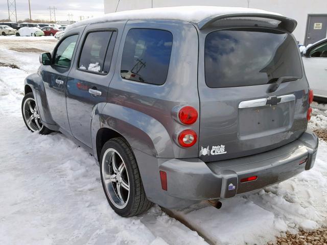 3GNDA23D57S601522 - 2007 CHEVROLET HHR LT GRAY photo 3