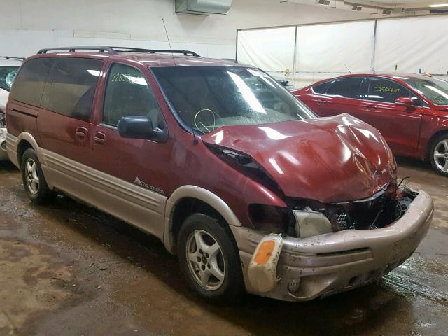 1GMDX03E32D113226 - 2002 PONTIAC MONTANA BURGUNDY photo 1