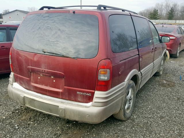 1GMDX03E32D113226 - 2002 PONTIAC MONTANA BURGUNDY photo 4