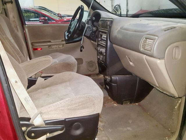 1GMDX03E32D113226 - 2002 PONTIAC MONTANA BURGUNDY photo 5