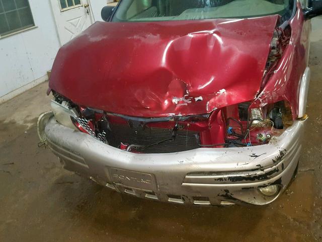 1GMDX03E32D113226 - 2002 PONTIAC MONTANA BURGUNDY photo 7