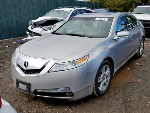 19UUA8F54AA011550 - 2010 ACURA TL 银色 照片 2