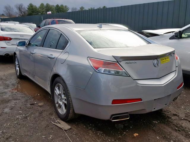 19UUA8F54AA011550 - 2010 ACURA TL 银色 照片 3