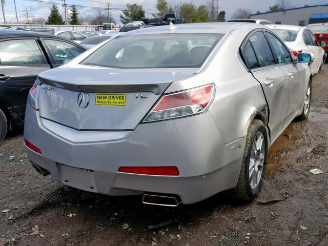 19UUA8F54AA011550 - 2010 ACURA TL 银色 照片 4