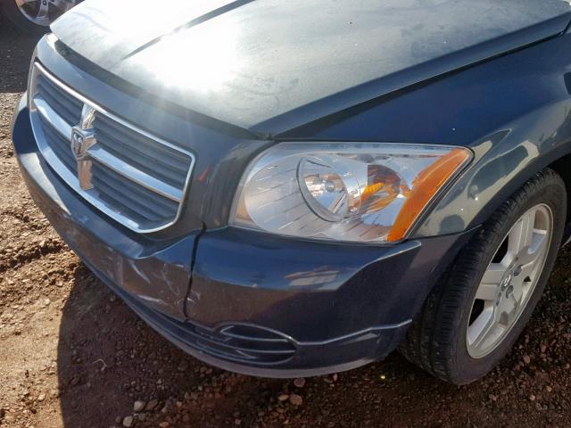 1B3HB48B08D635316 - 2008 DODGE CALIBER SX BLUE photo 9