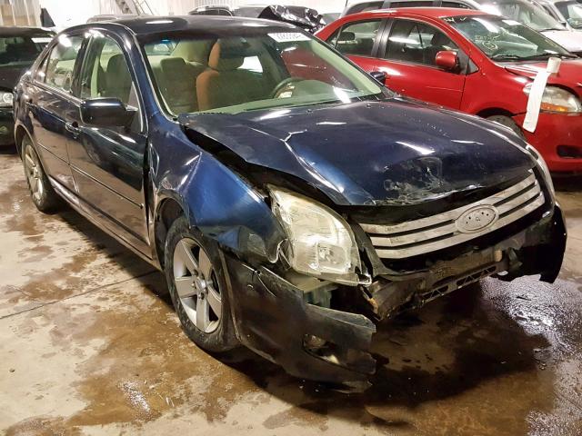 3FAHP07129R162891 - 2009 FORD FUSION SE BLUE photo 1