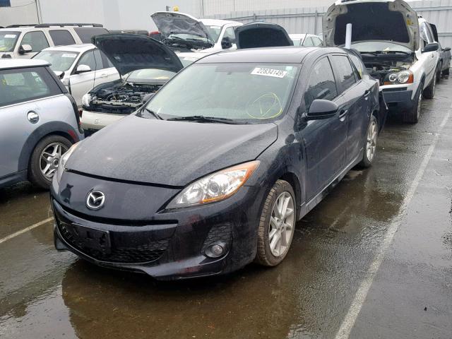 JM1BL1M63C1510216 - 2012 MAZDA 3 S GRAY photo 2