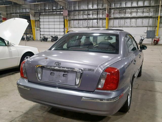 KMHFU45E55A399642 - 2005 HYUNDAI XG 350 GRAY photo 4