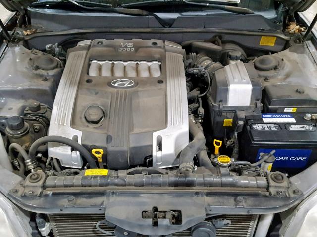 KMHFU45E55A399642 - 2005 HYUNDAI XG 350 GRAY photo 7