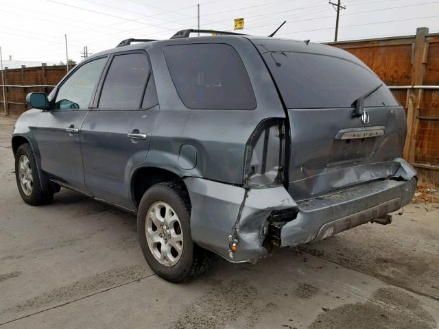 2HNYD18801H505941 - 2001 ACURA MDX TOURIN GRAY photo 3