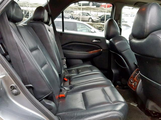 2HNYD18801H505941 - 2001 ACURA MDX TOURIN GRAY photo 6