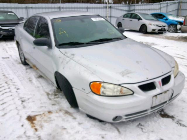 1G2NF52E63M502653 - 2003 PONTIAC GRAND AM S SILVER photo 1