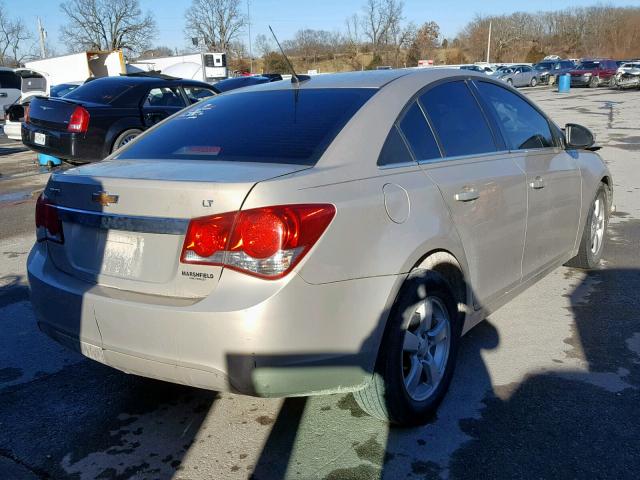 1G1PG5S99B7176440 - 2011 CHEVROLET CRUZE LT TAN photo 4