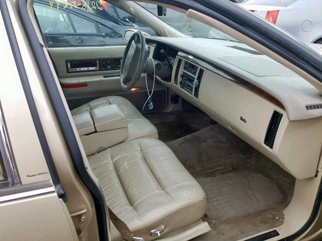 1G6DW5275PR717445 - 1993 CADILLAC FLEETWOOD TAN photo 5