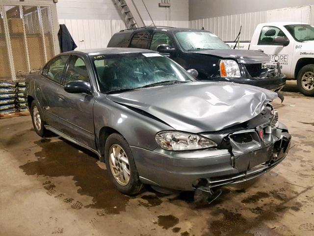 1G2NF52E94M555073 - 2004 PONTIAC GRAND AM S CHARCOAL photo 1