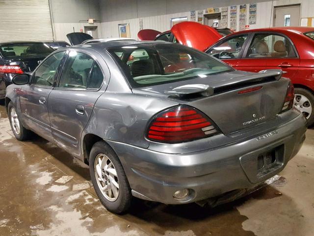 1G2NF52E94M555073 - 2004 PONTIAC GRAND AM S CHARCOAL photo 3