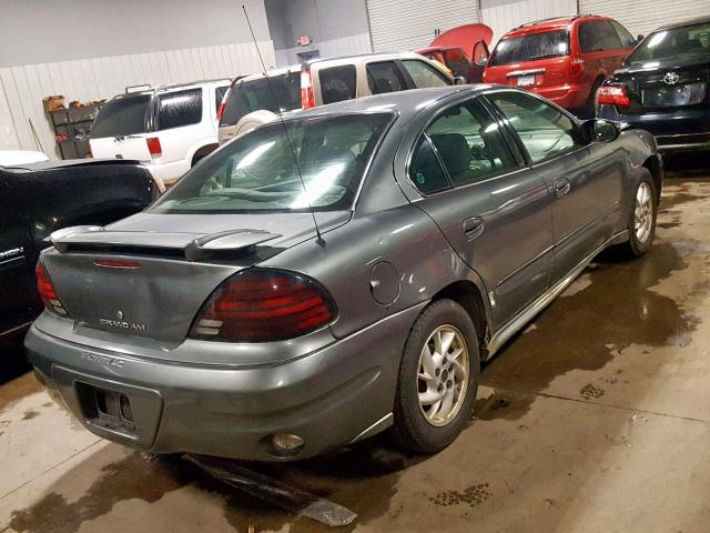 1G2NF52E94M555073 - 2004 PONTIAC GRAND AM S CHARCOAL photo 4