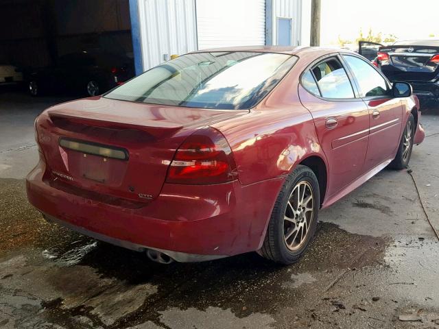 2G2WR524441213917 - 2004 PONTIAC GRAND PRIX 红色 照片 4