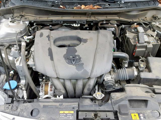 3MYDLBZV7GY124724 - 2016 TOYOTA SCION IA GRAY photo 7