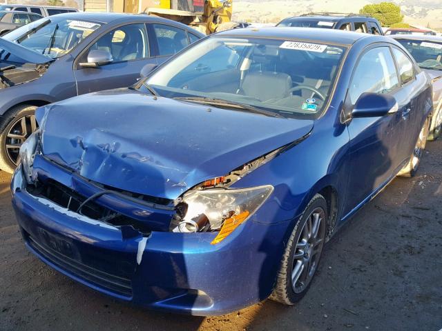 JTKDE167690298749 - 2009 TOYOTA SCION BLUE photo 2