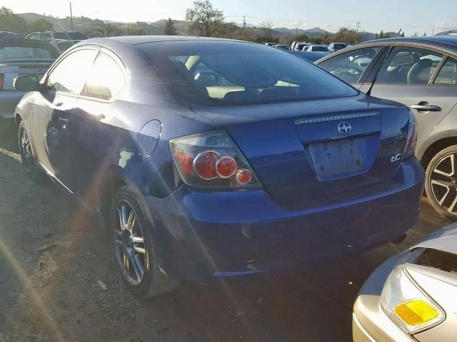 JTKDE167690298749 - 2009 TOYOTA SCION BLUE photo 3