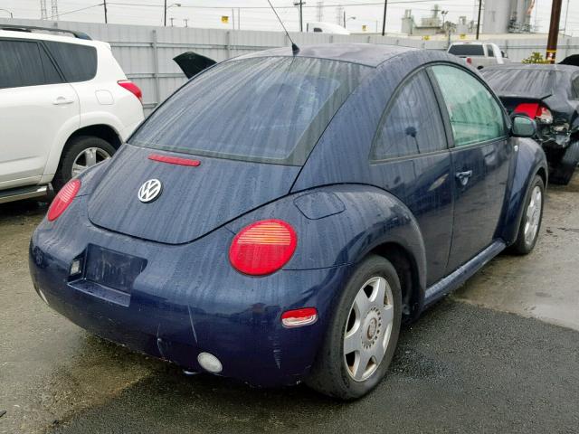 3VWCK21CX1M437057 - 2001 VOLKSWAGEN NEW BEETLE Blau Foto 4