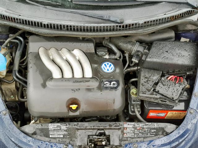 3VWCK21CX1M437057 - 2001 VOLKSWAGEN NEW BEETLE Blau Foto 7