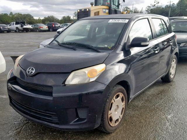 JTKKU4B40AJ055816 - 2010 TOYOTA SCION XD BLACK photo 2