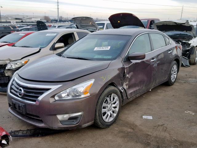 1N4AL3AP1FC227834 - 2015 NISSAN ALTIMA 2.5 BROWN photo 2