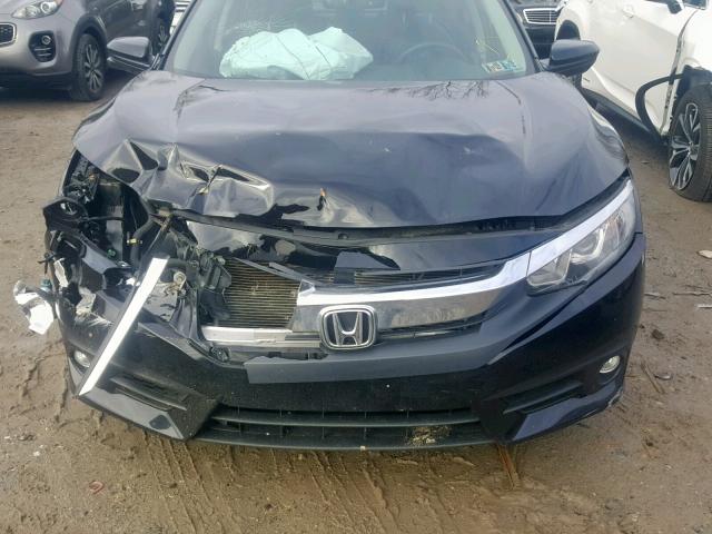 2HGFC1F78GH651640 - 2016 HONDA CIVIC EXL BLACK photo 7