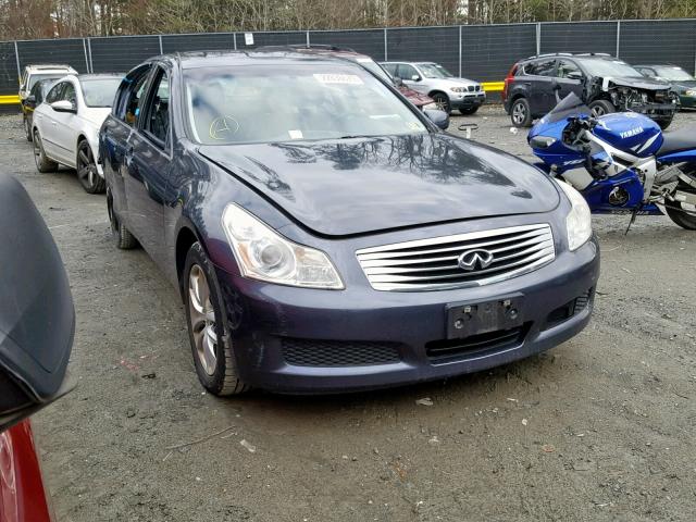 JNKBV61F28M256580 - 2008 INFINITI G35 蓝色 照片 1