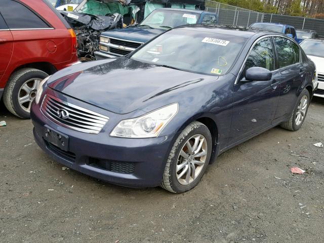 JNKBV61F28M256580 - 2008 INFINITI G35 蓝色 照片 2