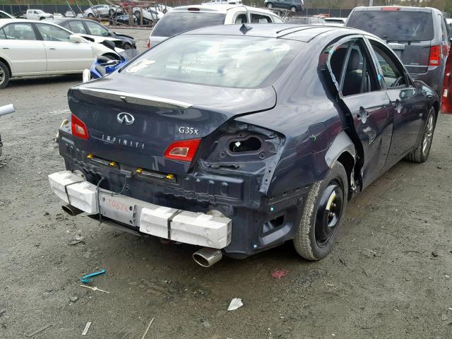 JNKBV61F28M256580 - 2008 INFINITI G35 蓝色 照片 4