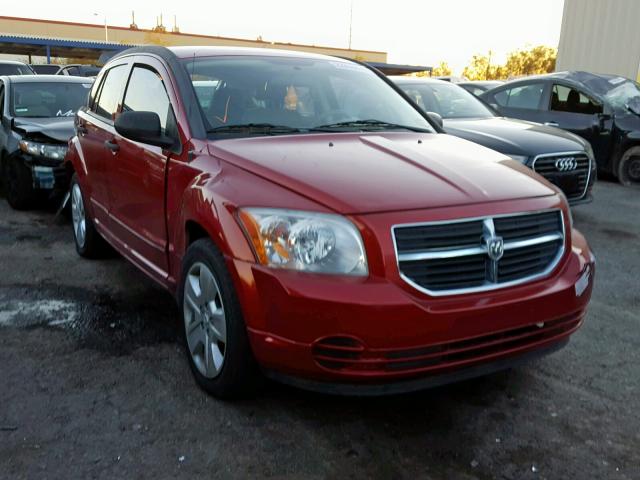 1B3HB48B87D167415 - 2007 DODGE CALIBER SX RED photo 1