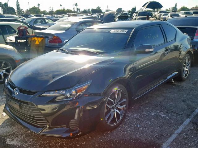 JTKJF5C7XF3093683 - 2015 TOYOTA SCION TC შავი ფოტო 2