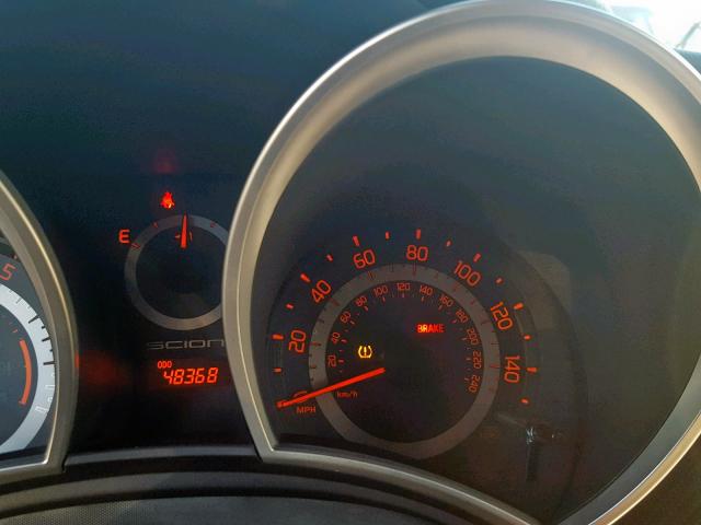 JTKJF5C7XF3093683 - 2015 TOYOTA SCION TC შავი ფოტო 8