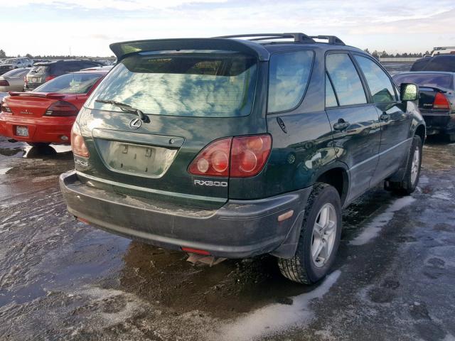 JT6GF10U9Y0057032 - 2000 LEXUS RX 300 GREEN photo 4