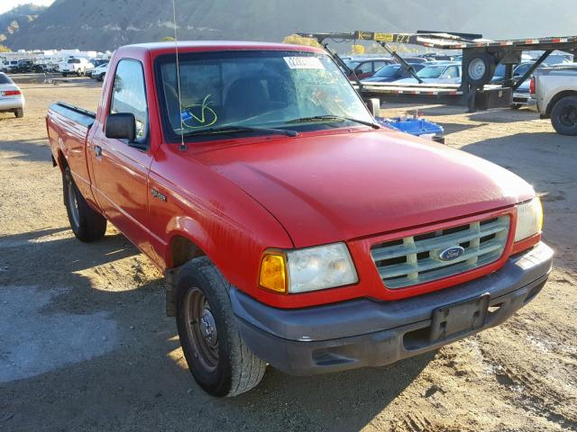 1FTYR10D92PA23532 - 2002 FORD RANGER RED photo 1