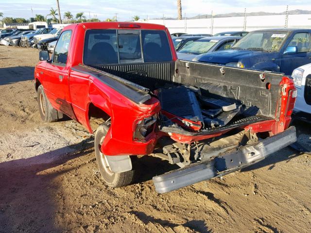 1FTYR10D92PA23532 - 2002 FORD RANGER RED photo 3