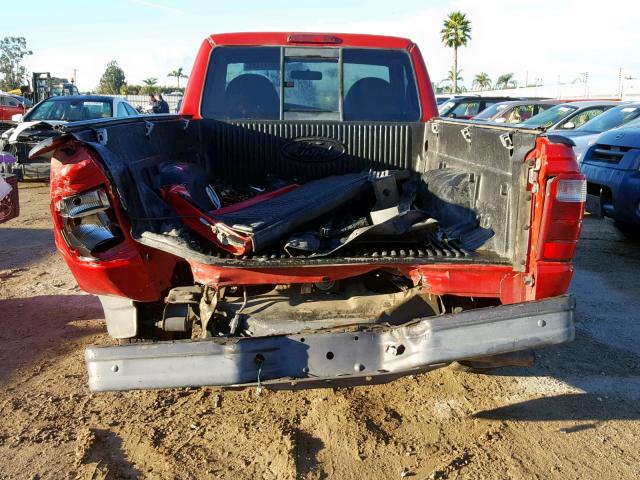 1FTYR10D92PA23532 - 2002 FORD RANGER RED photo 9