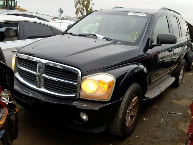 1D4HD58D54F134777 - 2004 DODGE DURANGO LI BLACK photo 2