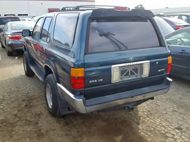 JT3VN29V6S0065010 - 1995 TOYOTA 4RUNNER VN GREEN photo 3