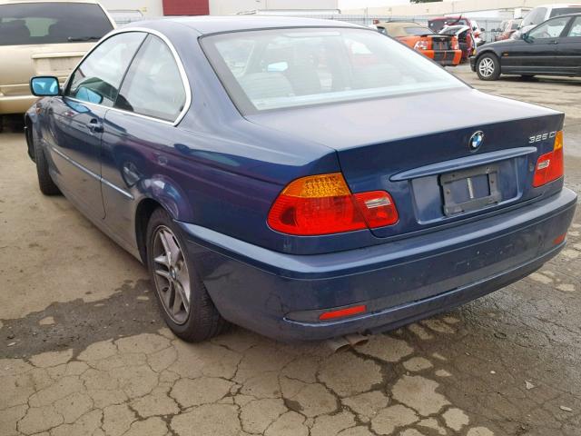 WBABD33414PL00413 - 2004 BMW 325 CI BLUE photo 3