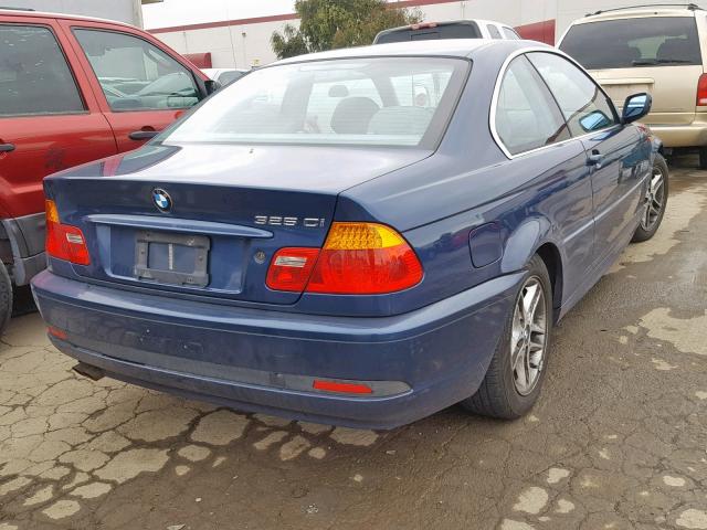 WBABD33414PL00413 - 2004 BMW 325 CI BLUE photo 4