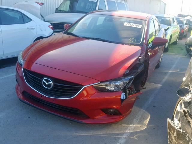 JM1GJ1W6XE1136795 - 2014 MAZDA 6 GRAND TO RED photo 2