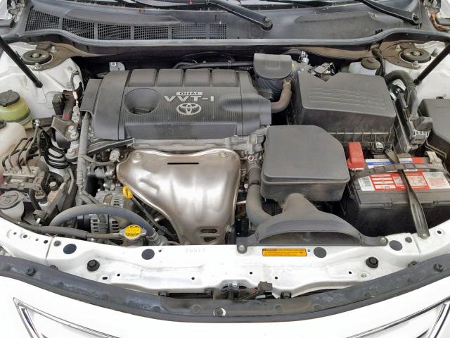 4T1BF3EK8AU537692 - 2010 TOYOTA CAMRY BASE WHITE photo 7