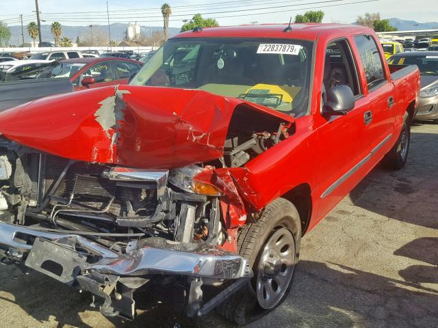 2GTEC13T551368291 - 2005 GMC NEW SIERRA RED photo 2